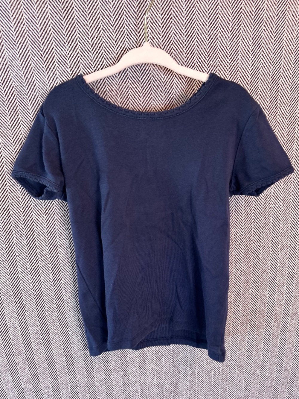Hannah Anderson Navy Cotton Tee
